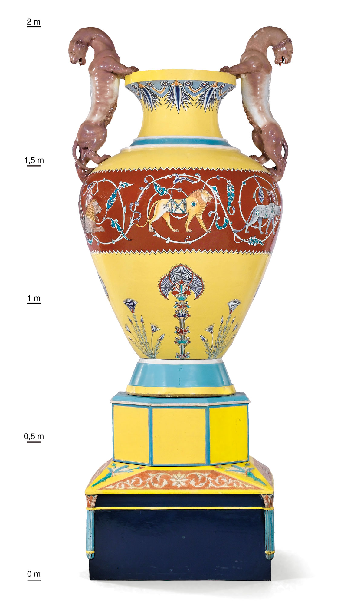 Monumental Collinot Vase